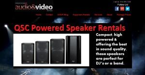 audio video equipment rentals
